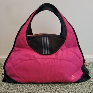 Adidas Vibrant Pink and Black Travel/Gym Bag